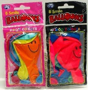 AussieSuperStore Party Essentials Balloons Smile Printed Alpen 25cm Balloons Smile Printed Alpen | Party Balloons & Decorations Supplies 9310720033044 203304